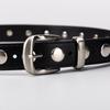 Vintage PU Leather Waistband Y2k Jeans Belt Fashion Punk Rivet Belts
