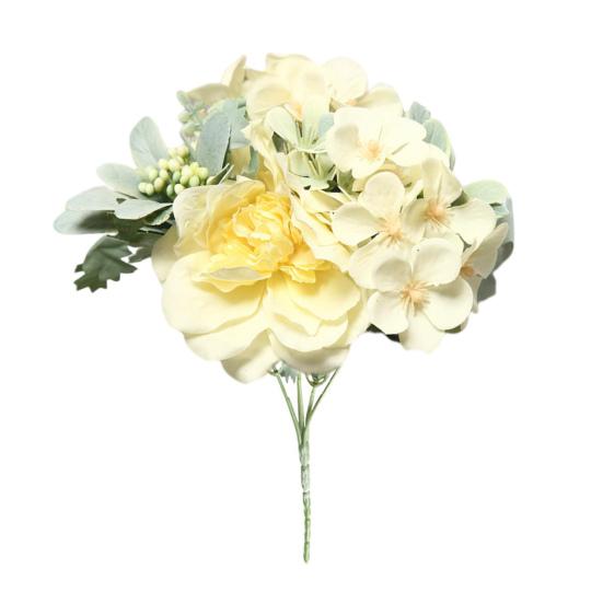 Modern False Camellia with Stem Colorfast DIY