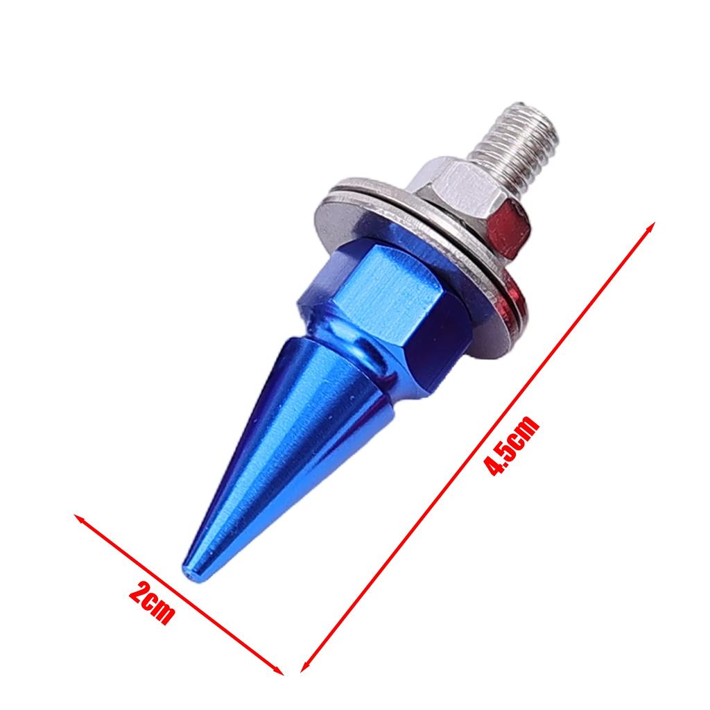 Aluminium Alloy with M6 Threaded Tip Screws CNC Car Styling License Plate Bolts for Fender Washer Bolt Engine Bay Dress Up Kit