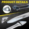 4X Exterior Door Handle 2011-2016 For Car Elantra Outside Hyundai