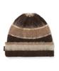 THISISNEVERTHAT Striped Mohair Beanie Brown