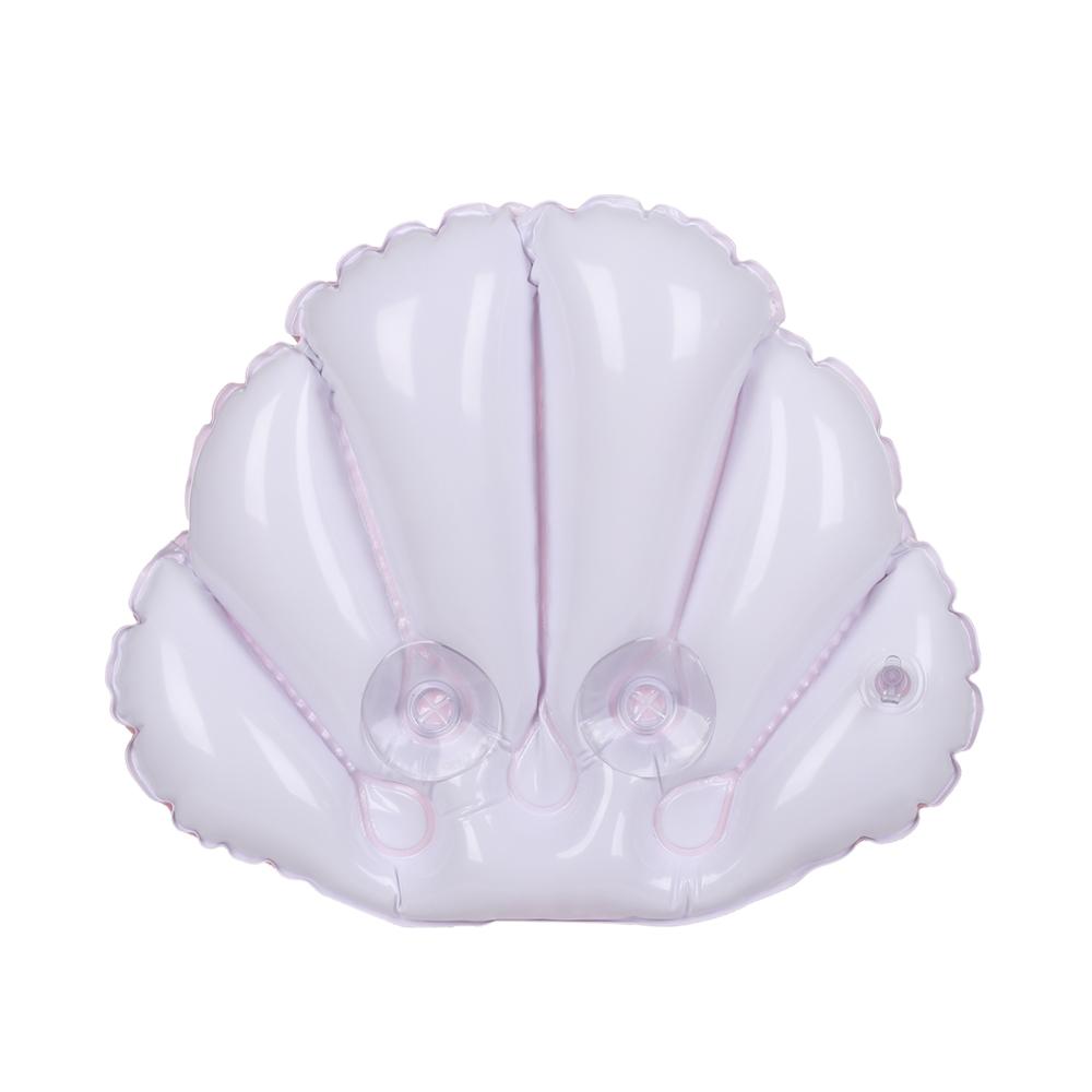 With Suction Cups Terry Cloth Fan-shaped Cushion Pillow Bathtub Bath Pillow Spa