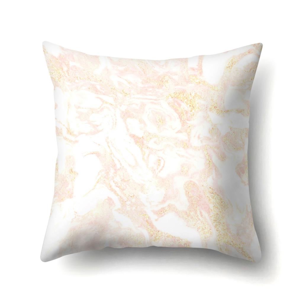 Geometric Marble Pattern Polyester Pillow Case European and American Fashion Simple Pillow Case