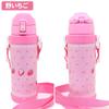 Mother Garden Wild Strawberry Stainless Steel Water Bottle, 800ml, Insulated, Direct Drinking, for Kids