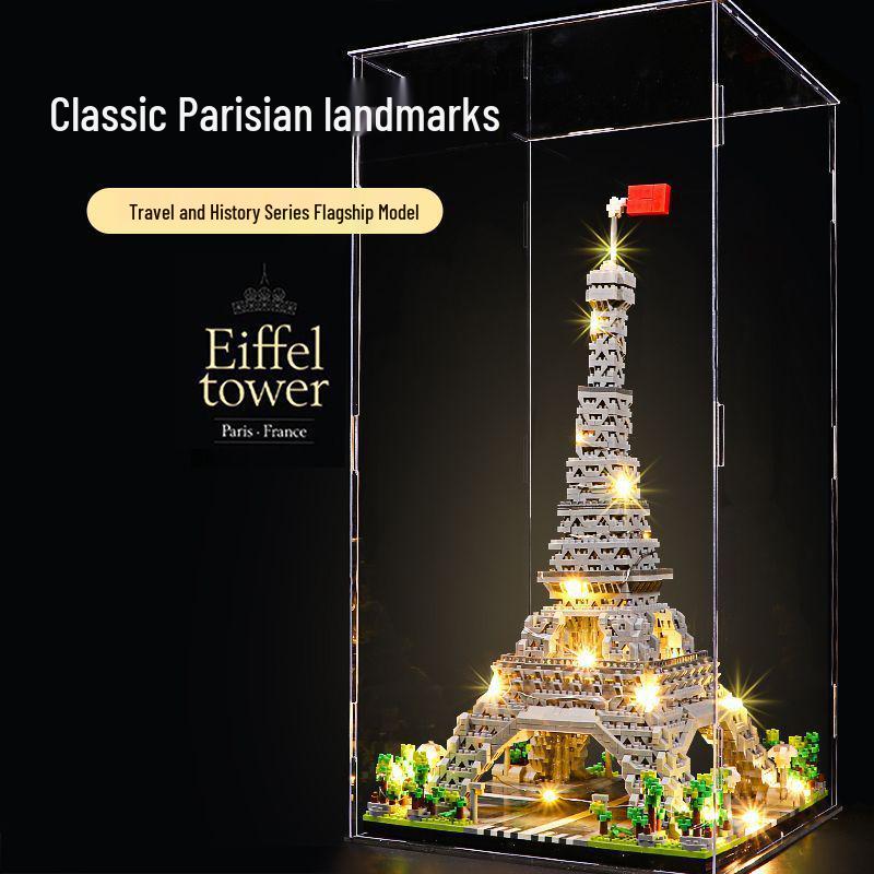 New York and Paris Landmark Building Blocks: Eiffel Tower & Titanic
