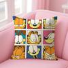 Cartoon GGarfield Cushion Cover Natural Linen Pillow Case DoubleSided Print Decorative Sofa Pillowcase Home Decor Gift