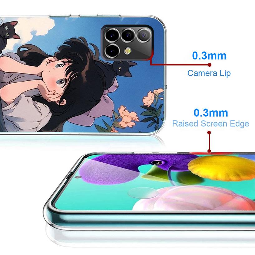 Cute Anime Ins Girls Animal Cat Phone Case For Samsung Galaxy A17 A16 A15 A14 A13 A57 A56 A55 A54 A53 A37 A36 A35 A34 A33 A26 A2
