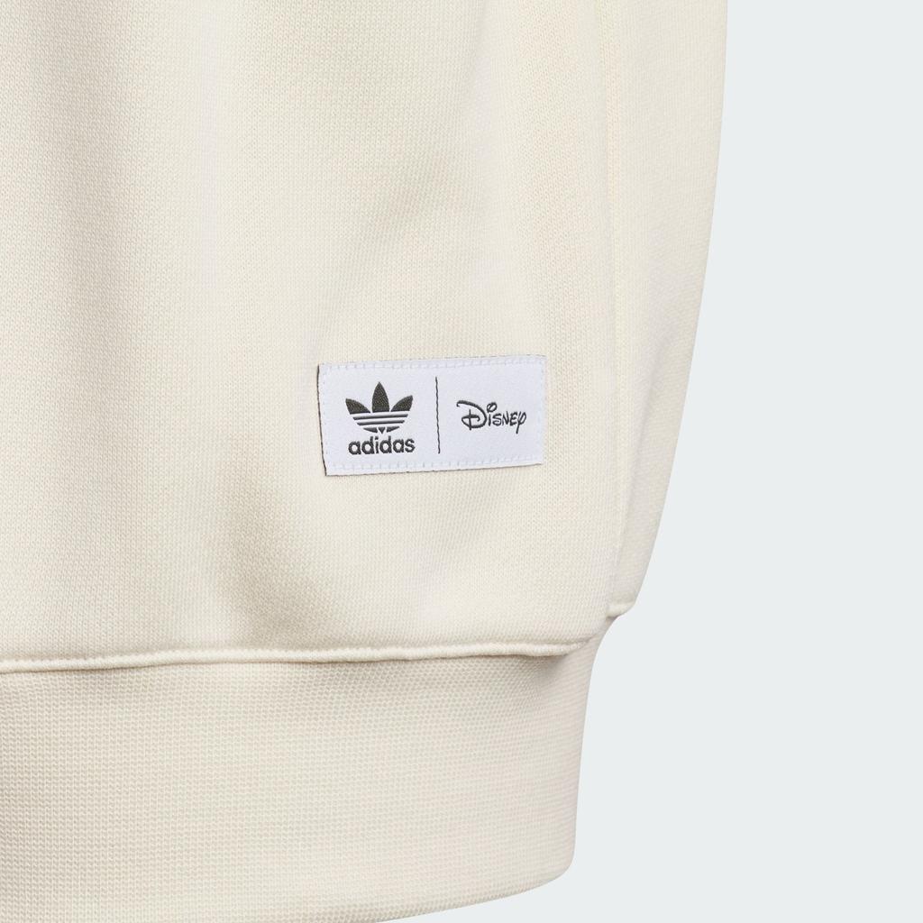 adidas Originals Kids Off-White and Yellow Color Block Disney Chip 'n Dale Hoodie JC6807