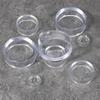 15 Pcs Clear Sphere Display Stand, Plastic Sphere Stands Ball Stand Holder Rings Acrylic Clear Small, Medium, Large Round Baseball Ring Stands for