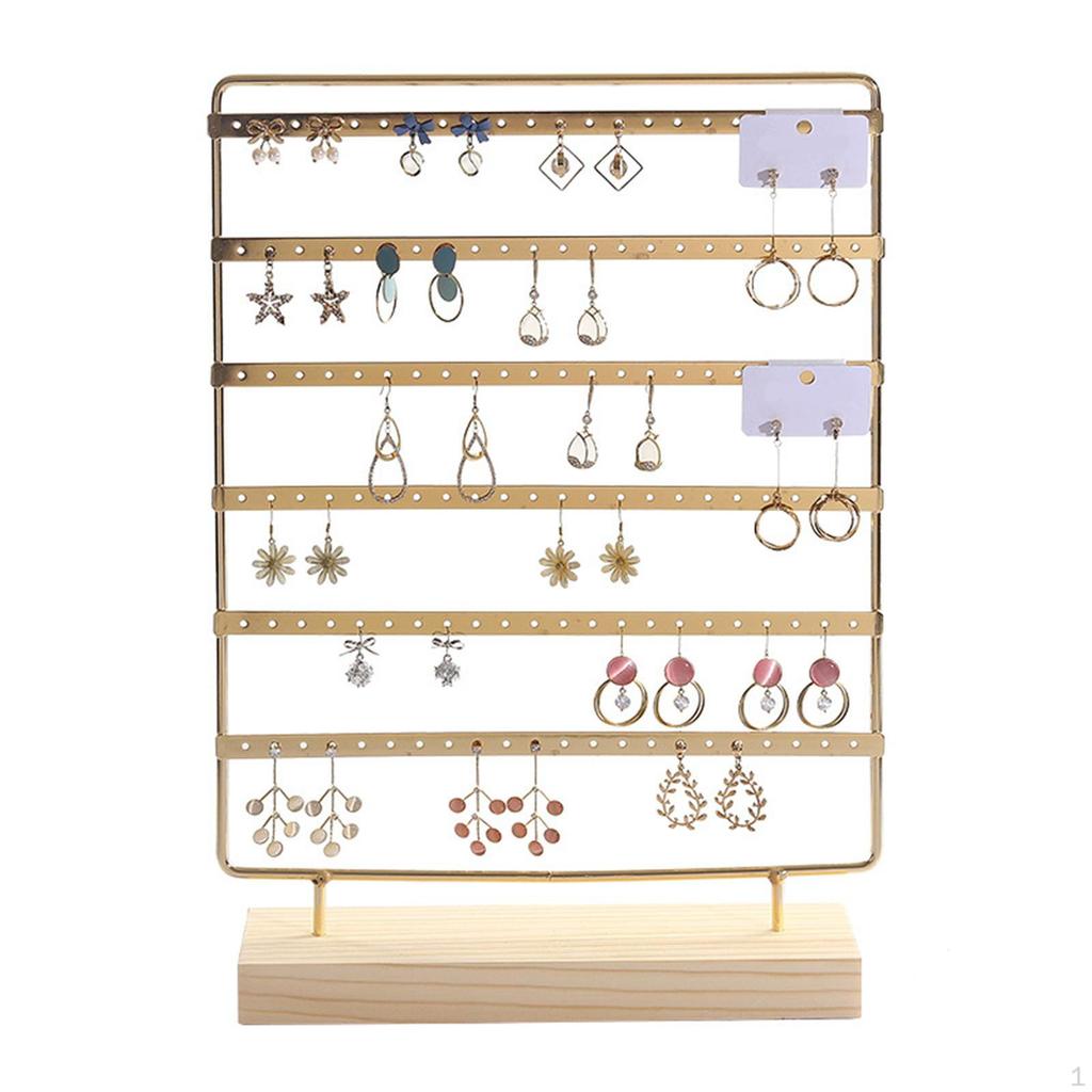 Earring Display Stand Jewelry Organizer Storage Rack Multi Tiers Ear Stud