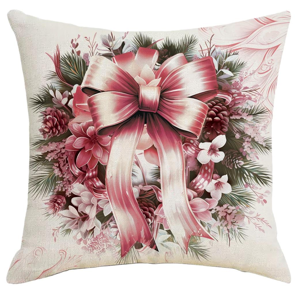 New Christmas Pillowcase Santa Claus Snowman Christmas Tree Home Sofa Cushion Decoration