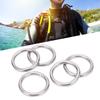 5Pcs 304 Stainless Steel Round O  s Seamless Multi Purpose Welding Metal O  s for Marine Boat Equipment    s