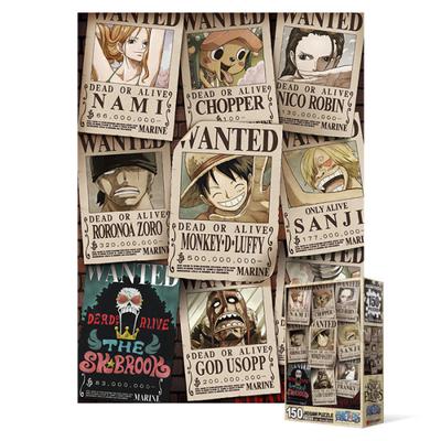 Quebra-cabeça de 150 peças - Coleção One Piece New Wanted, quebra-cabeça coreano popular