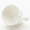 NARUMI PATIA Cup and Saucer, 110cc, White, Simple Design, Espresso Cup, Demitasse Cup, Microwave and Dishwasher Safe, 40610-2882