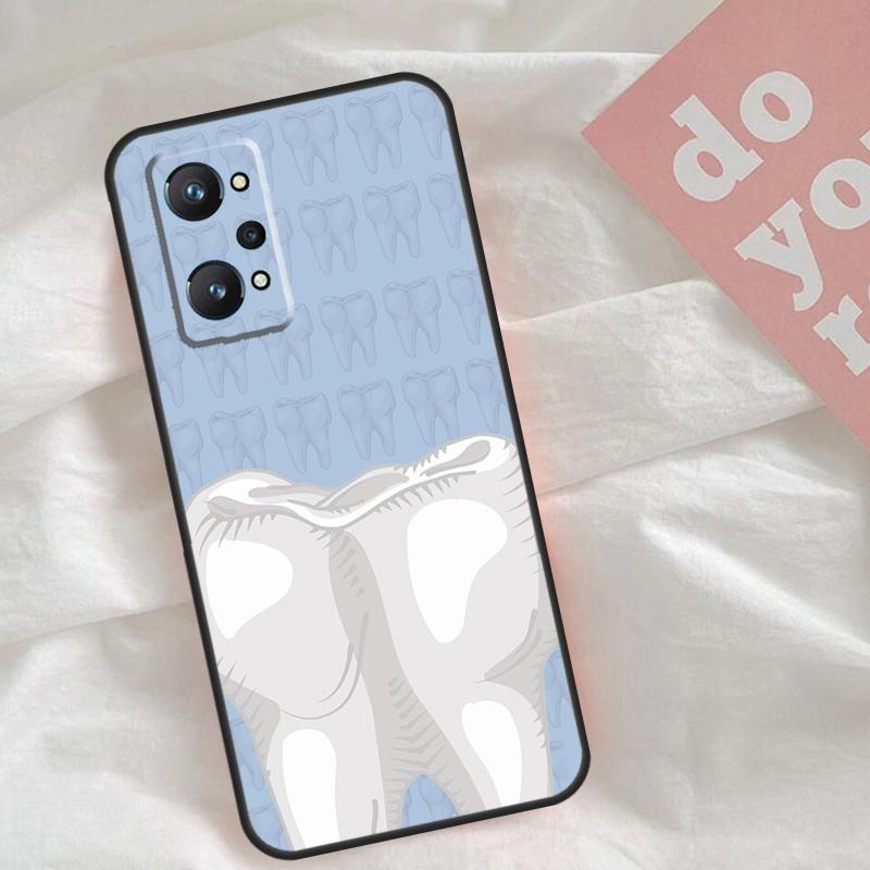 Dentist Tooth Pattern Case For Realme C51 C75 C63 C61 C55 C53 C35 C65 C67 C71 15 11 12 13 14 Pro Plus GT6 GT7 Pro