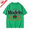 Mexiko Cerveceria Modelo T-Shirt Oktoberfest Bier Klassischer Retro-Stil Streetwear Bedruckte Grafik-T-Shirts Unisex Bier Cerveza Tee