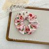 Scrunchie Multi Styles Floral Plaid Soft Fabric Minimalist Versatile Women Hair Tie Hair Accessories