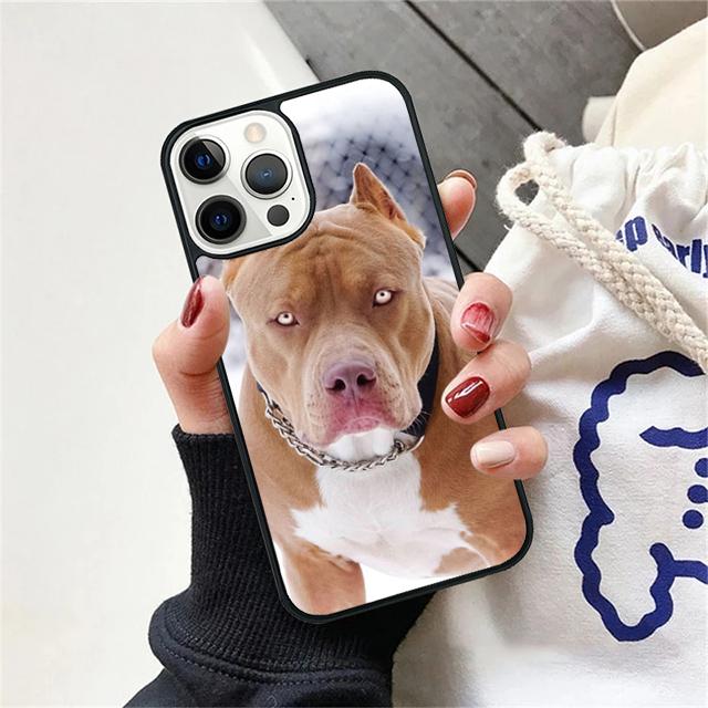 

Pitbull Dog Coque Shell For iPhone 17 Air 15 16 14 13 12 Pro Max 11 Pro Max Plus Phone Case Cover iPhone 16