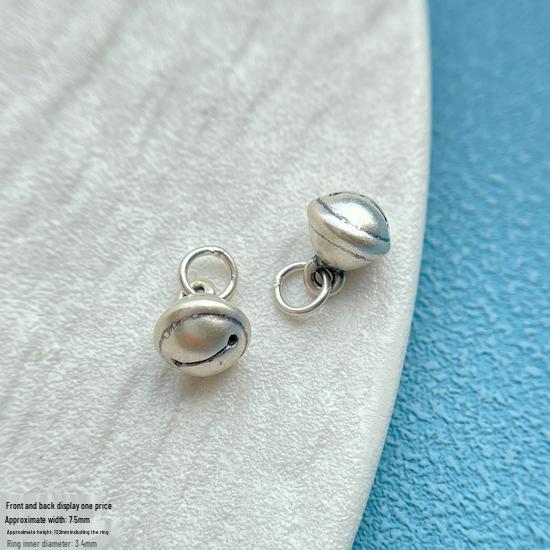 Sterling Silver Lily of the Valley Bell Pendant Charm for DIY Bracelet