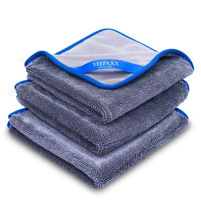 Biltvättshandduk, Mikrofiberduk, Tjock Fiber, Twistludd, Superabsorberande Duk, Mjuk, Mikrofiber