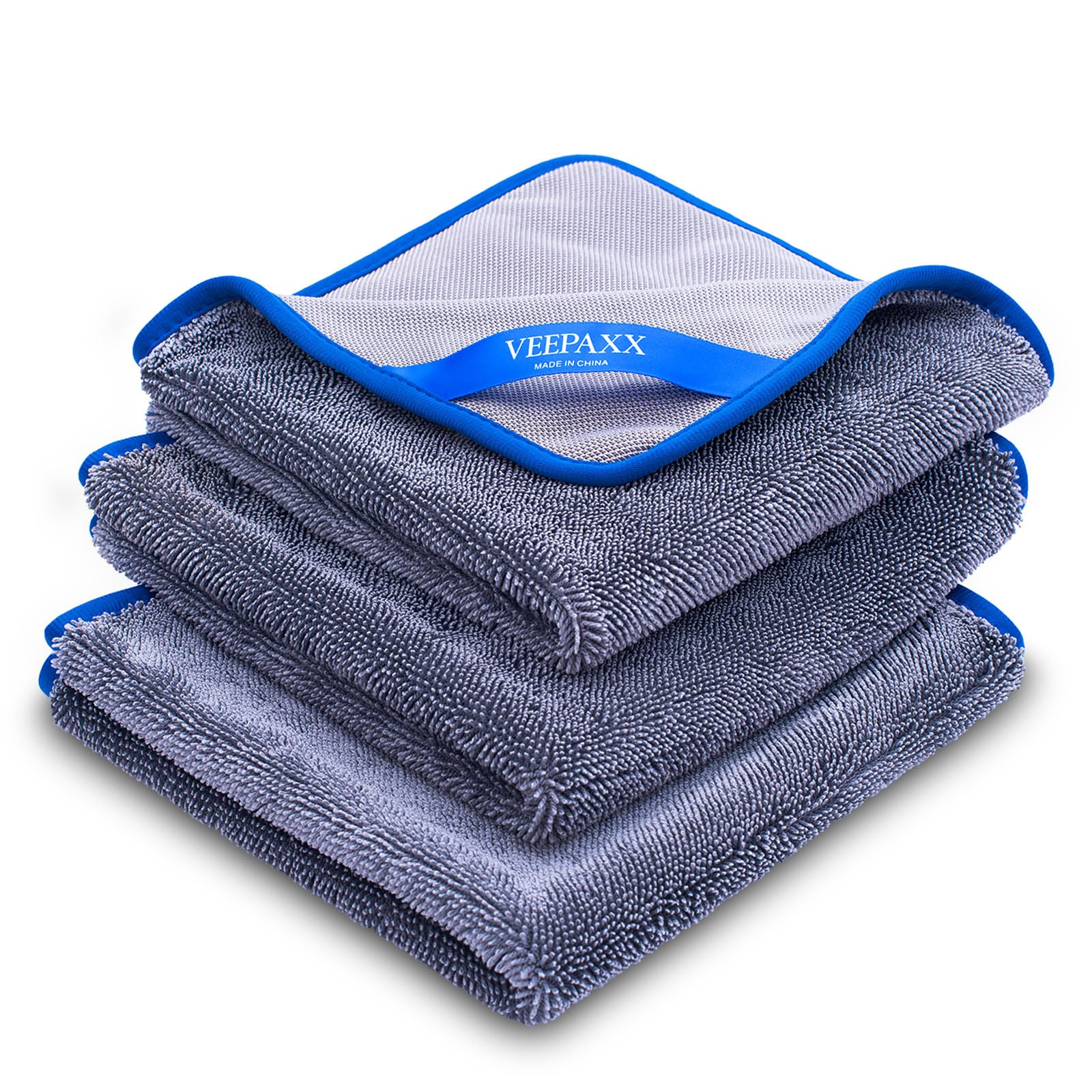 

Car Wash Towel, Microfiber Cloth, Thick Fiber, Twist Pile, Super Absorbent Cloth, Soft, Microfiber серый