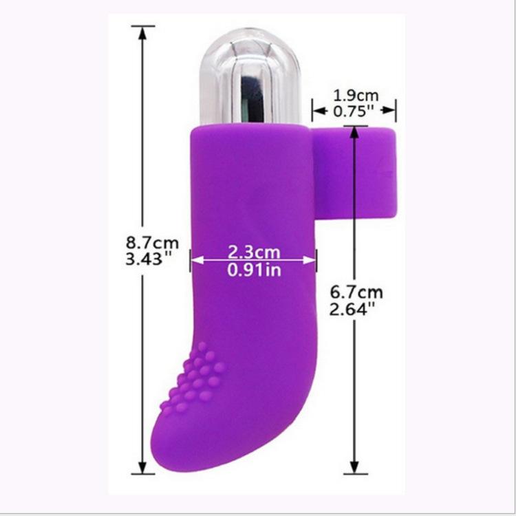 Silicone Rechargeable Bullet Finger Jump Vibrator for Women's Appliance Masturbation Device Sex Toy Adult Clitoral