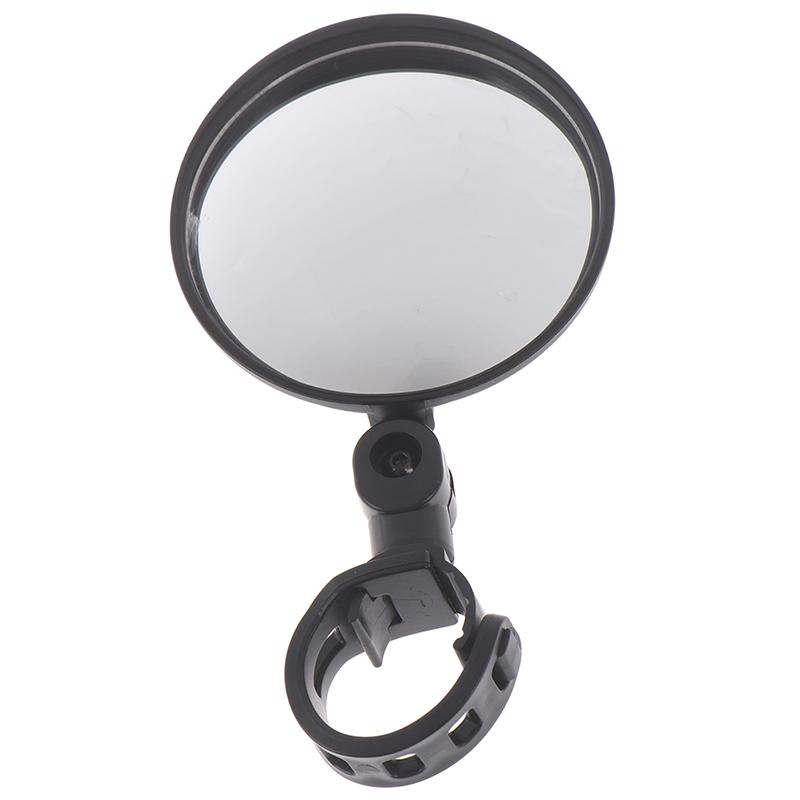 Bicycle Adjustable Rearview Mirrors Wide-Angle Convex Mirror  Silicone Handle