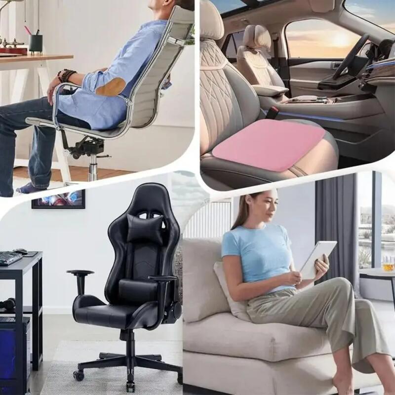 4cm Thick Seat Cushion Ultra Soft Memory Foam Office Chair Pad Breathable Rebound Waist Cushion