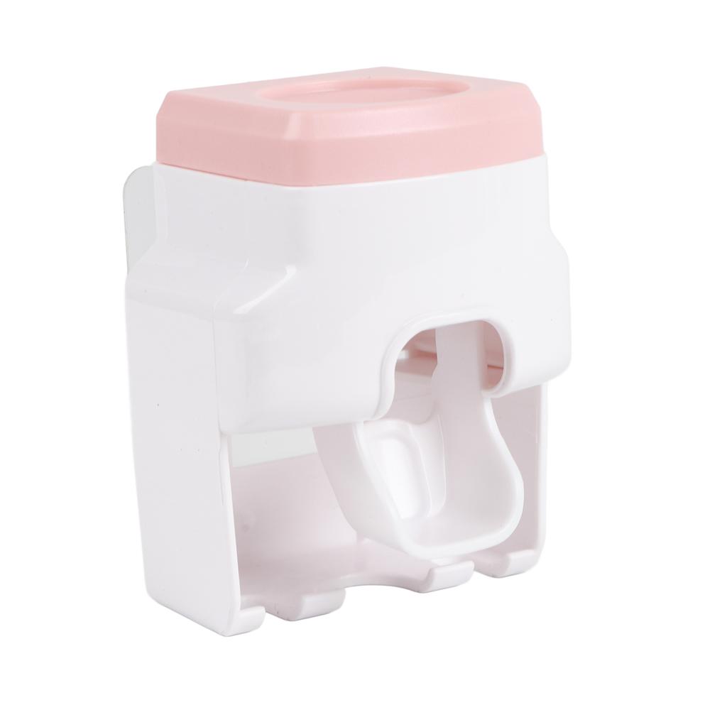 Automatický dávkovač zubní pasty s držákem na zubní kartáčky, nástěnný pro koupelnu, pro dospělé