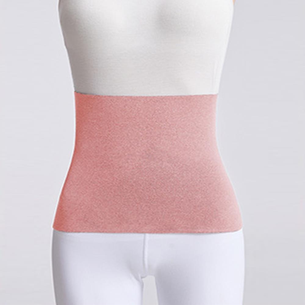 2025 Elastic Fleece Thermal Waist Support Abdomen Back Pressure Warmer Inner Wear Winter Cummerbund Stomach Protector Sport Belt