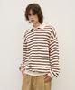 WAAR M1061 Striped Polo Shirt_Cream