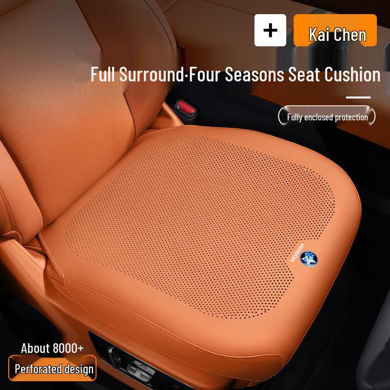 Breathable Lychee Leather Seat Cushion for Venucia VX6/VDDi/D60/D60EV - All-Season Coverage