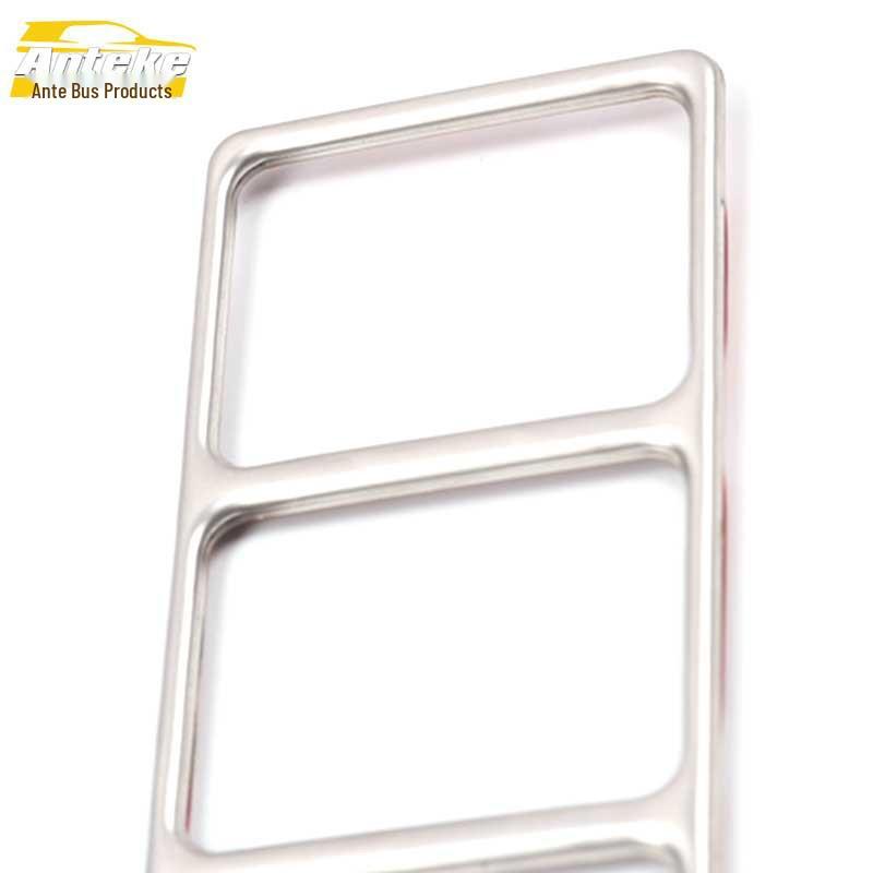 Murano Anti-slip Switch Frame Stainless Steel Headlight Control Patch Car Accessories