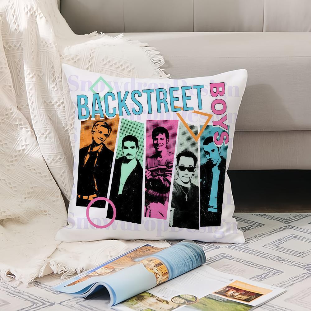 

Music group B-Backstreet B-Boys Pillow Case Office Cushions Suitable For Sofa Car Bedroom Decorative Cushion Cover 12x12Inch