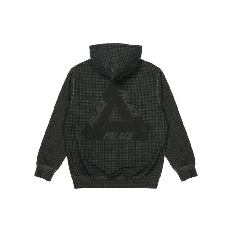 Palace FW21 Ammo Hooded Sweatshirt With Logo Print On The Back Unisex Hoodies Black P20CS117