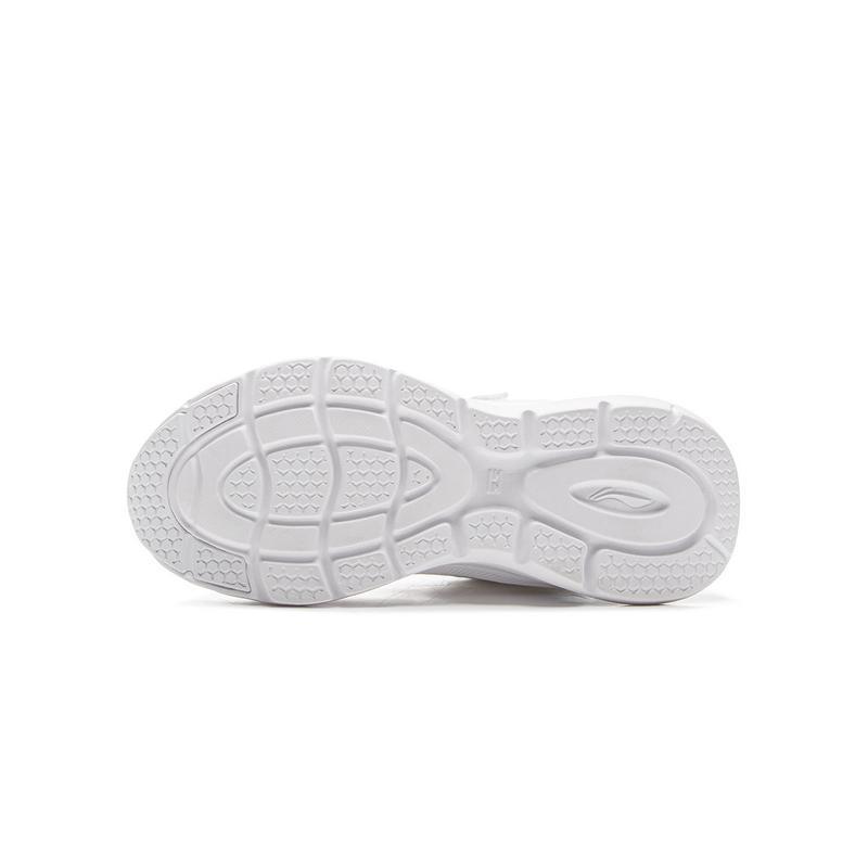 Li Ning Kids Versatile Comfortable Physical Test Wear Durable Low-Top Running Shoes Men Running Shoes White YKFU112-5