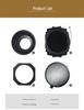 Aputure Four-Leaf Barndoors Light Shaper for Bowens Mount, Compatible with LS120DII & LS300D