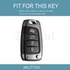 Gold Edge Tpu For Hyundai Elantra Solaris Tucson I30 I35 I40 Kona Genesis Santa Fe Azera Car Key Case Cover Holder Shell Fob