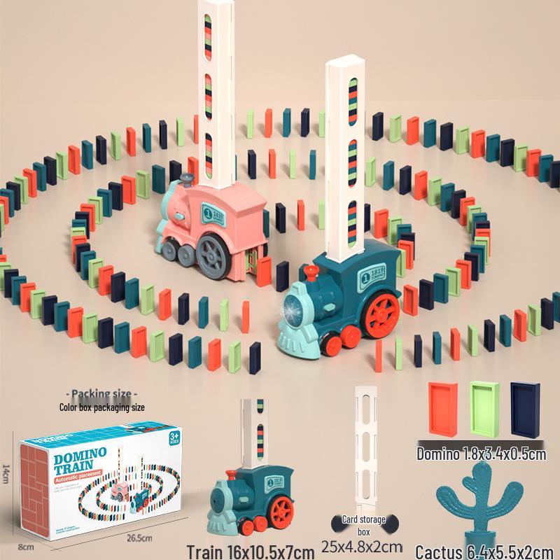 Domino Electric Train Building Blocks - Fun Educational Toy for Kids