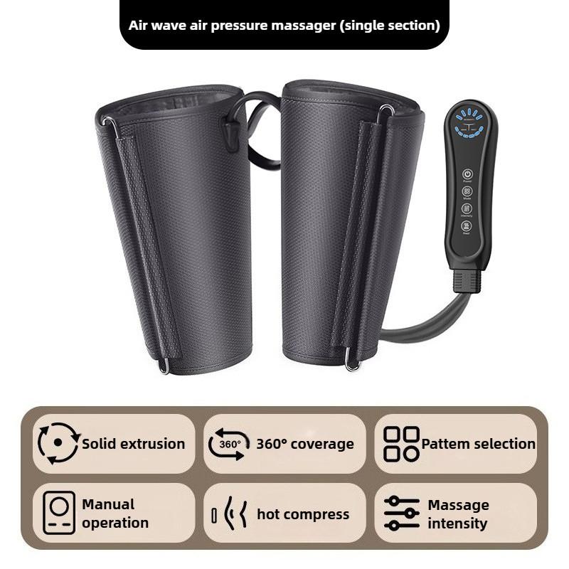 360° Coverage Leg Massager Air Pressure Calf Massager Hot Compress Pain Relief Improve Circulation Calf Massage Machine