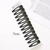 12/20Pcs Colorful Metal Snap Hair Clips 2 Inch Black Barrettes for Women Styling Non-Slip Waterdrop BB Hairpins Accessories