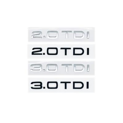 3D ABS 2.0TDI/3.0TDI Displacement Badge Sticker - for A1/A3/A4/A5/A6/A7/A8/Q2/Q3/Q5/Q7 Trunk