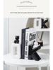 Modern Luxury Bookend Light Ornament for Living Room, Wine Cabinet, and Children's Room Decor