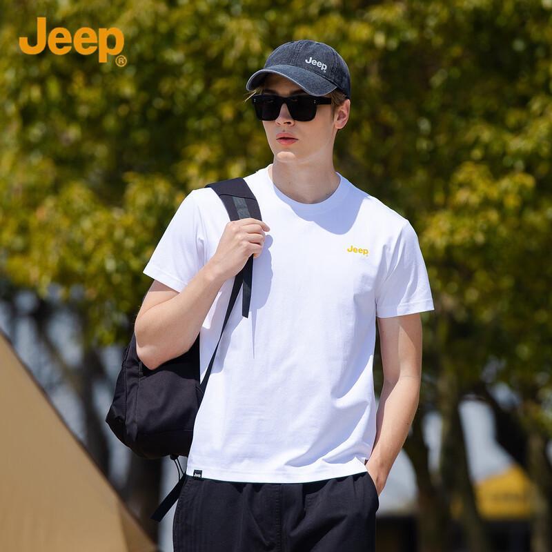 Jeep Men s Cotton Blend Crew Neck Short Sleeve T-Shirt XL