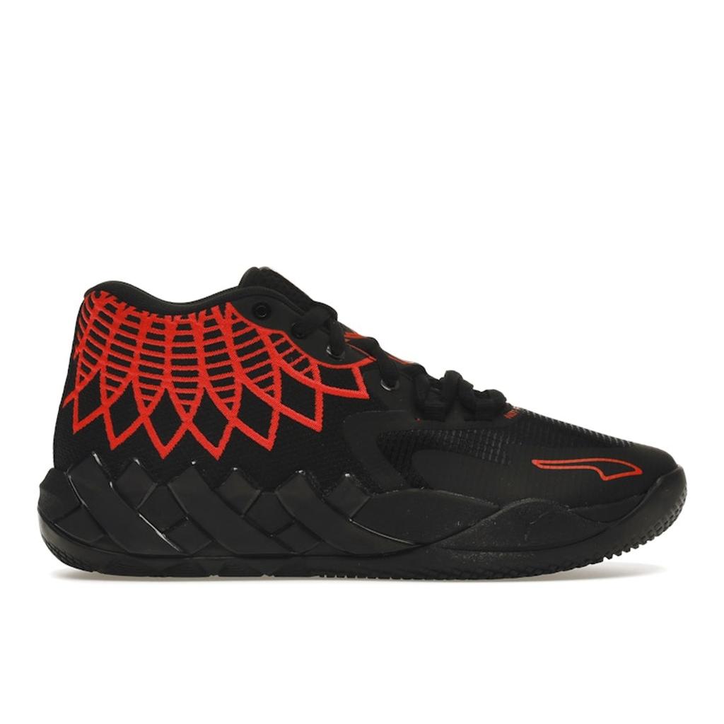 Puma MB.01 Jr Black Blast Kids Sneakers Red-Blast 376886-08