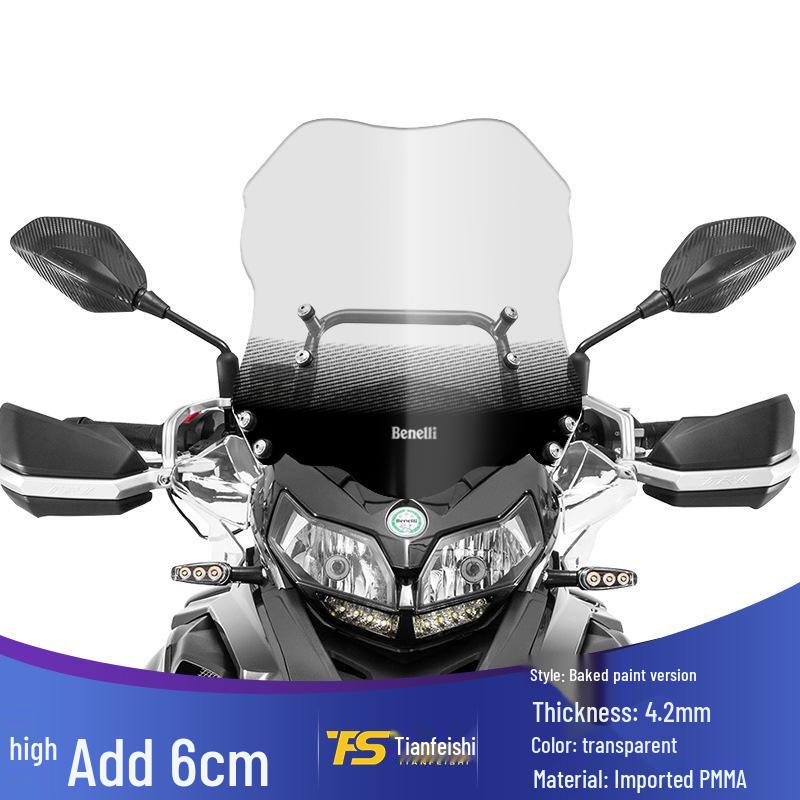 Benelli Jinpeng TRK502/502X Raised Windshield Accessory