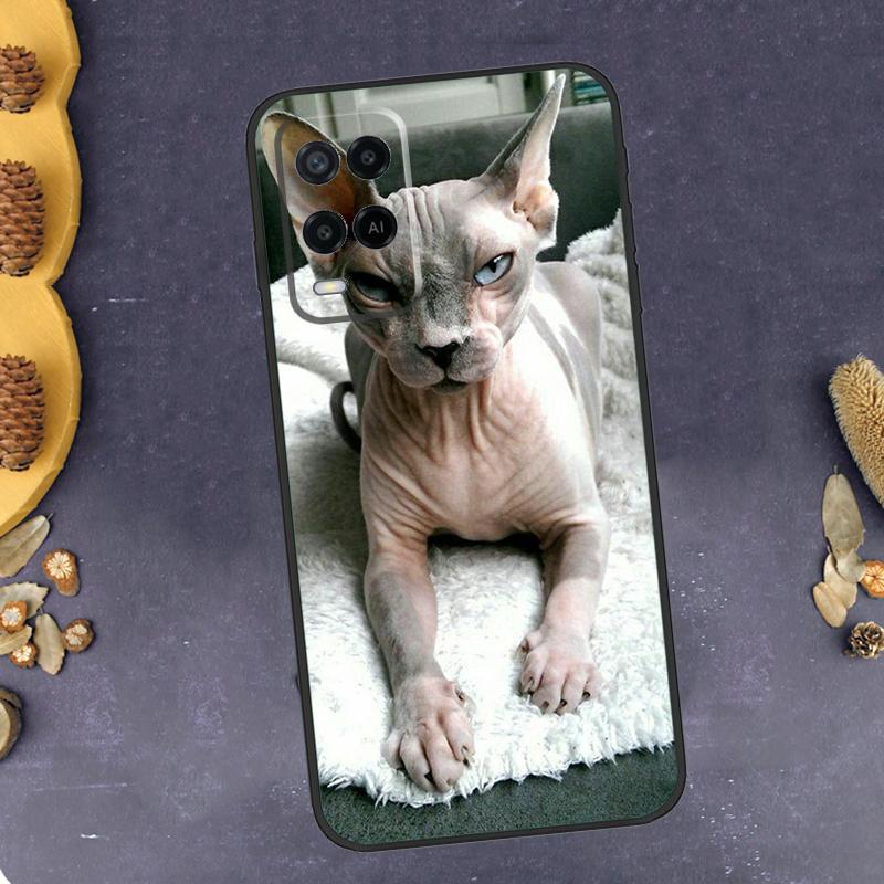 Sphynx Sphinx Cat Phone Case For Oppo A94 A74 A54 A15 A18 A38 A58 A78 A98 A40 A60 A80 A16 A76 A96 A57S A17 A77