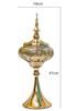 Metal Glass Decorative Jar Candy Jar Storage Tank Glass Jars Glass Bottles Organizer Home Decoration Accessories Ornament Crafts