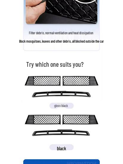 Shenlan S05 Insect and Dustproof Grille Net: Car Accessory for Modified Decoration