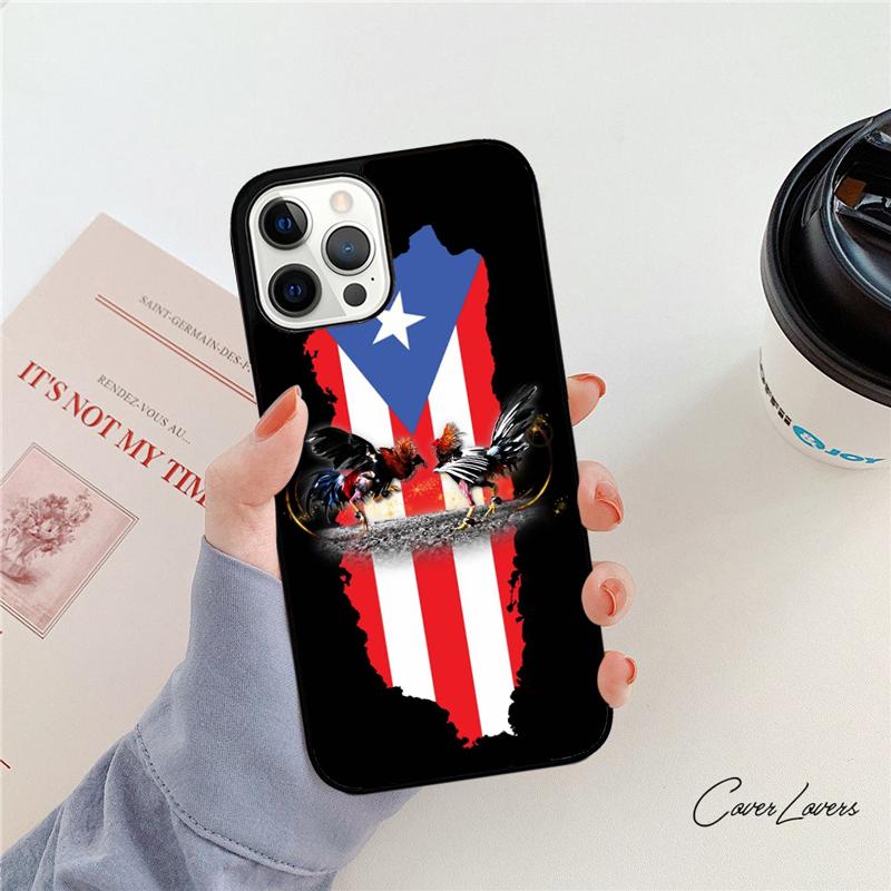 Puerto Rico Flag Phone Case For Apple iPhone 17 Air 11 Pro Max Plus Coque For iPhone 17 Air 14 15 16 13 12 Max Cover